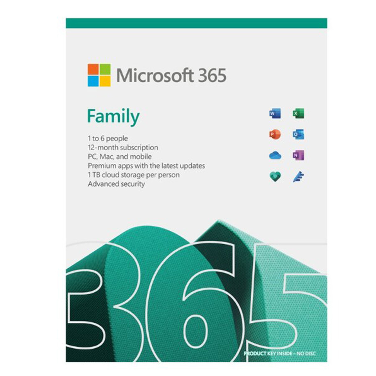 Microsoft Office 365 Family for Upto 6 Users, 6GQ-01558
