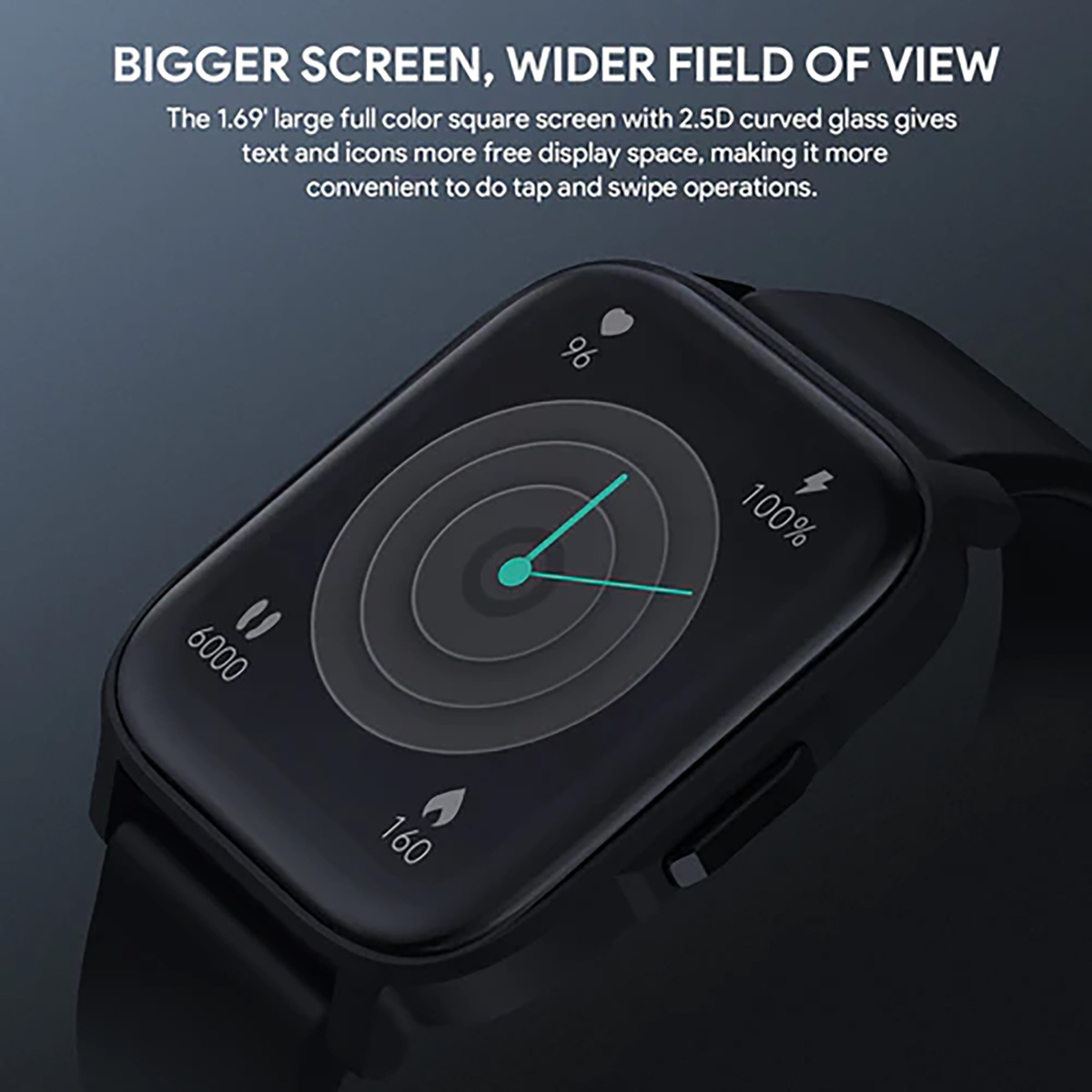 Aukey Smart Sport Watch with Calling Function SW-1S-BK