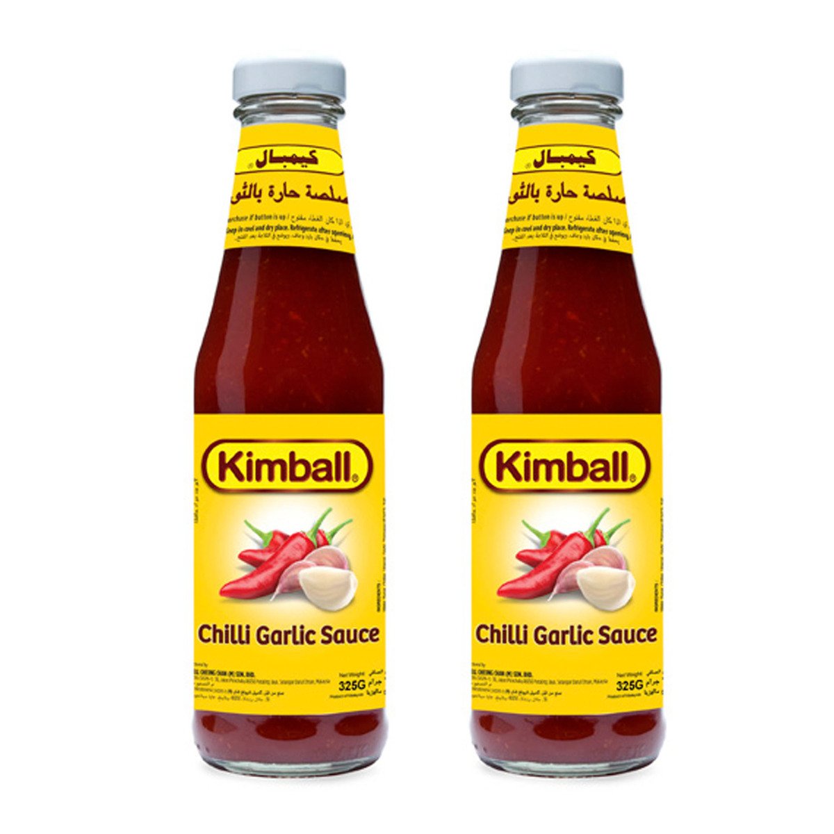Kimball Chilli & Garlic Sauce Value Pack 2 x 325g