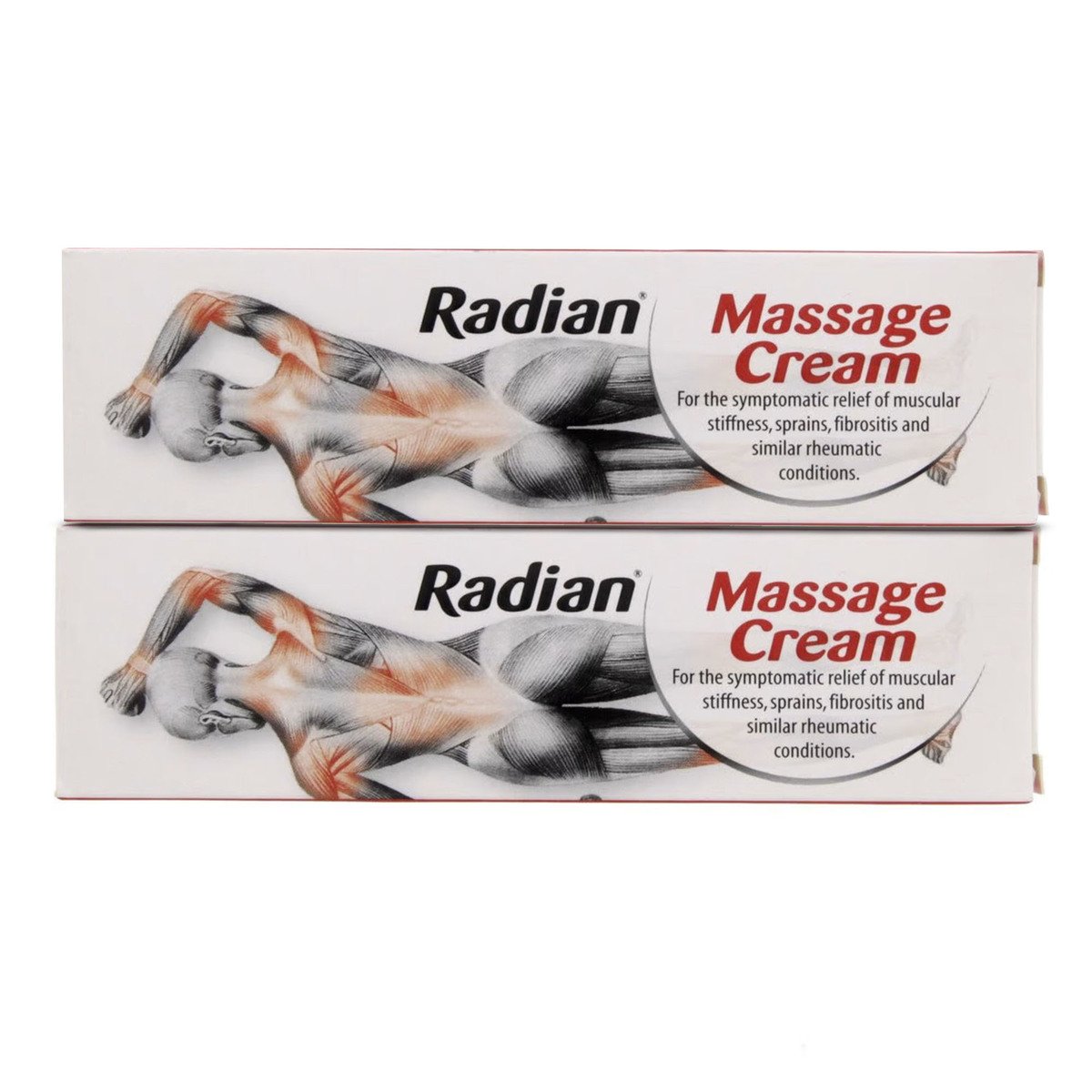 Radian Massage Cream Value Pack 2 x 40 g