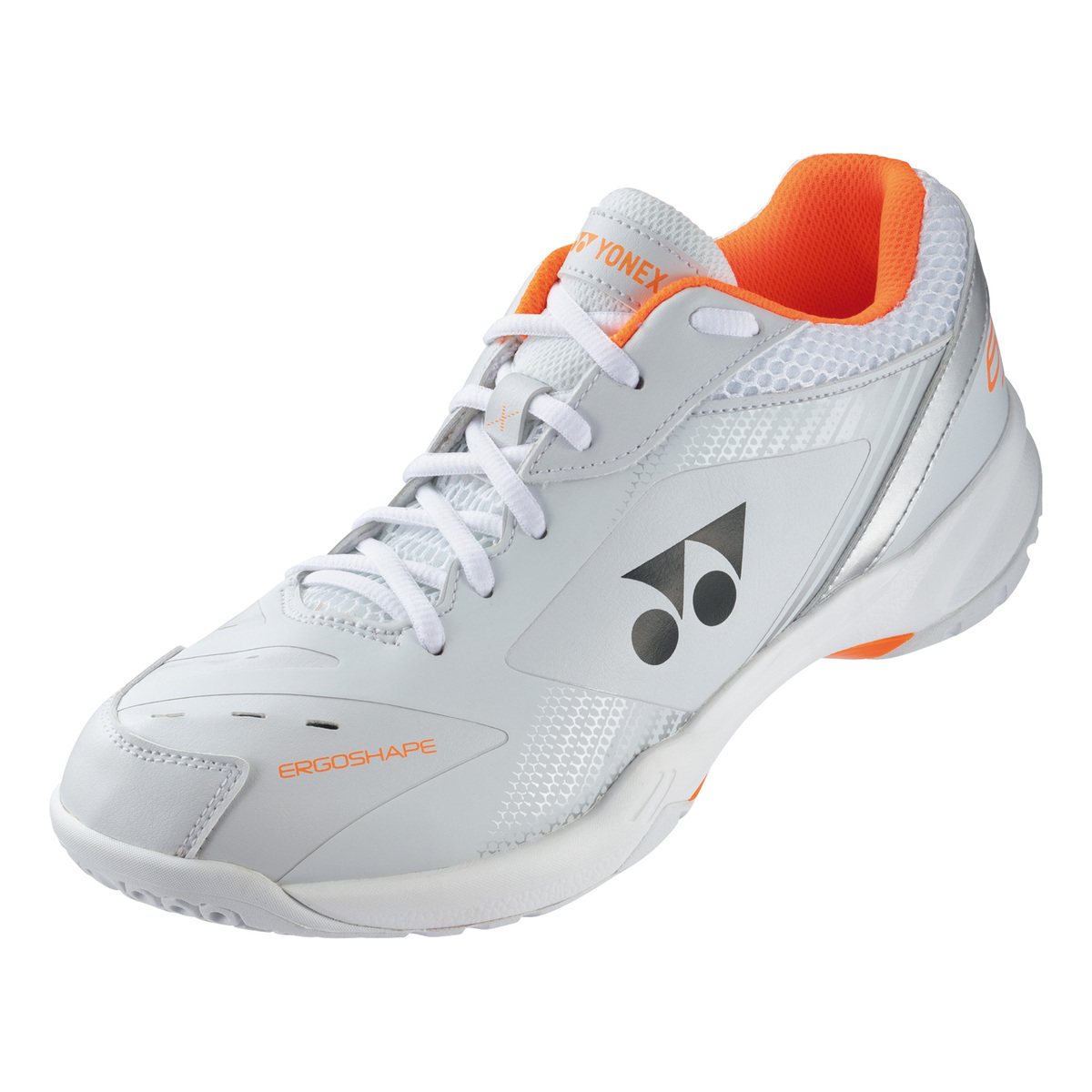 Yonex Power Cushion 65 X Mens Badminton Shoes, SHB65X3EX, White/Orange, 43 EU