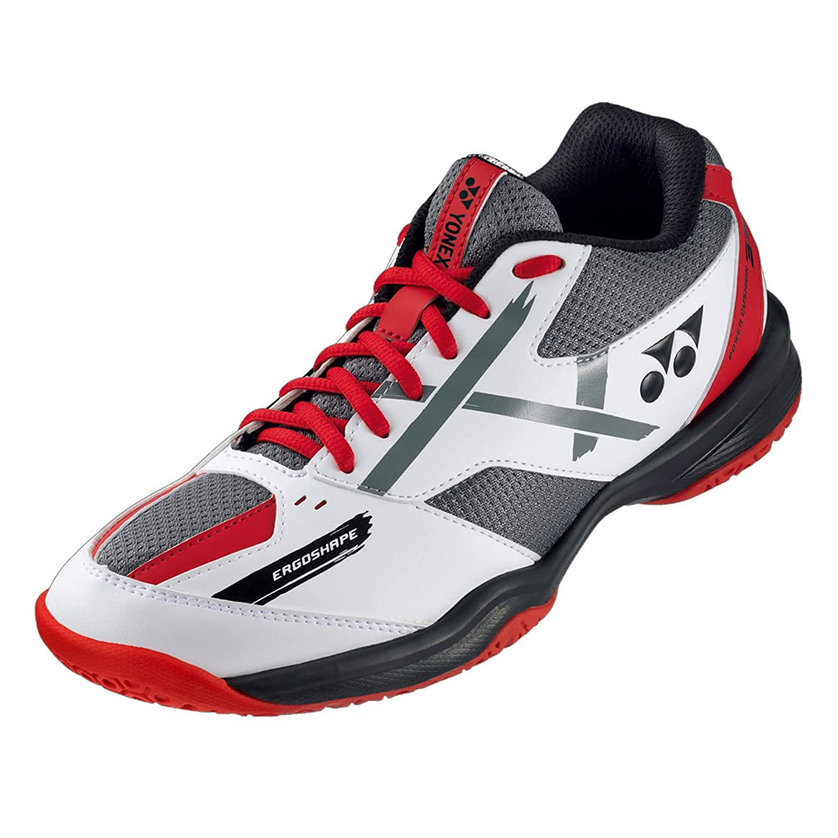 Yonex Mens Badminton Shoes, SHB39WEX, White/Red, 44