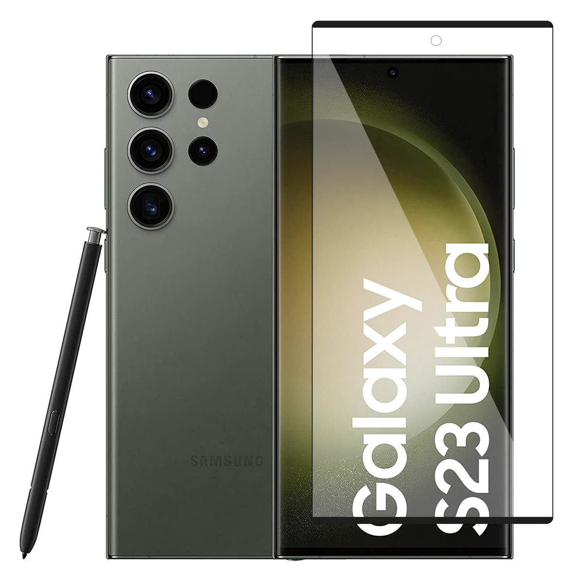 Samsung Galaxy S23 Ultra Fodral Med Display Svart 3464