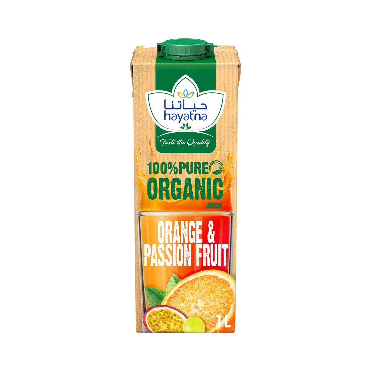 Hayatna Organic Orange & Passionfruit Juice, 1 Litre