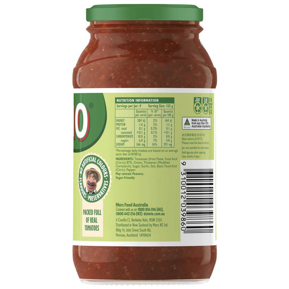 Dolmio Classic Tomato Pasta Sauce 500 g