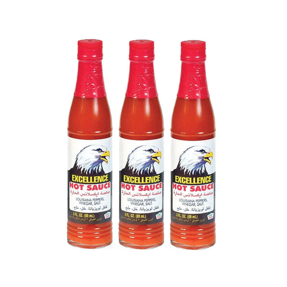 Excellence Hot Sauce Value Pack 3 x 88 ml
