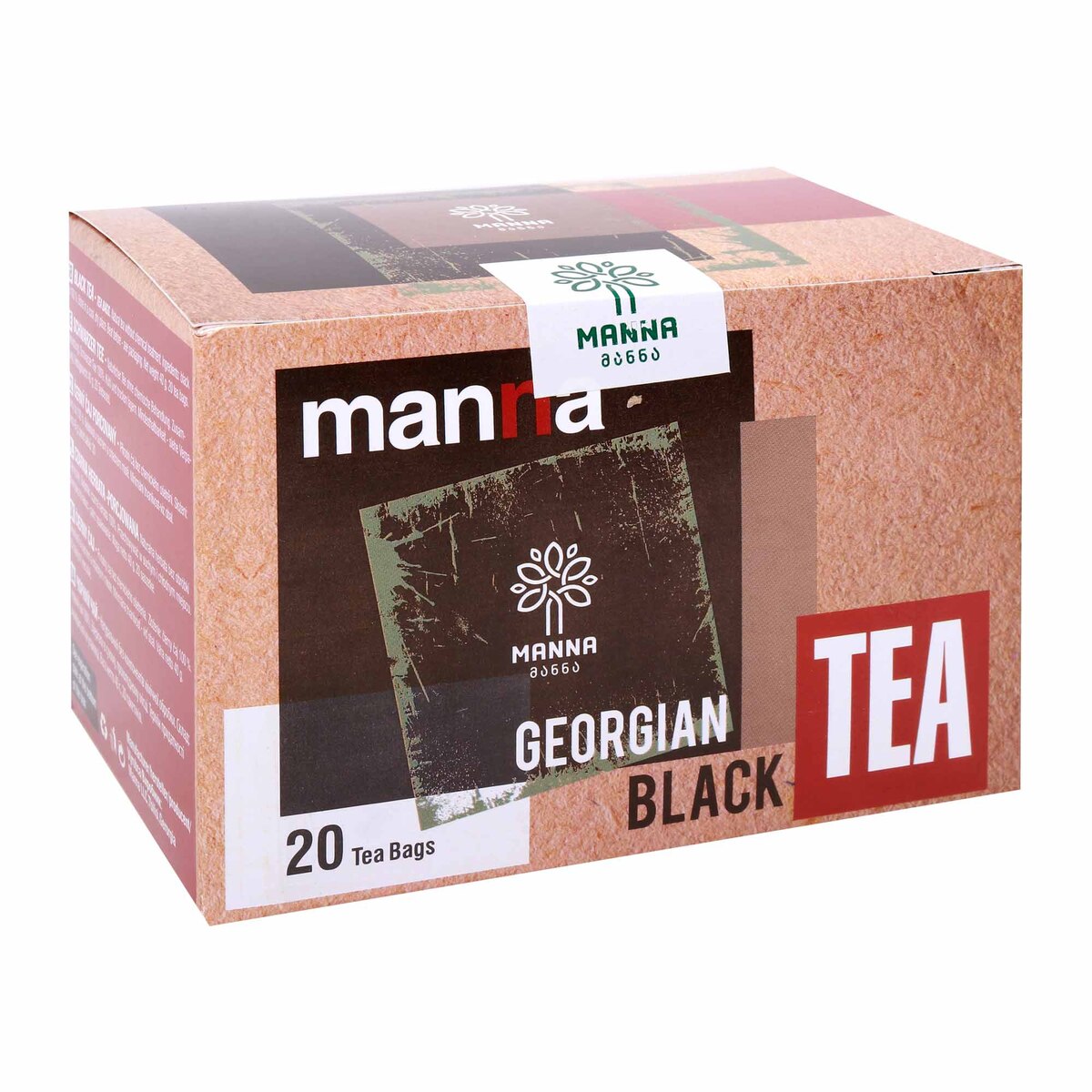 Manna Georgian Black Tea Bag, 20 Bags