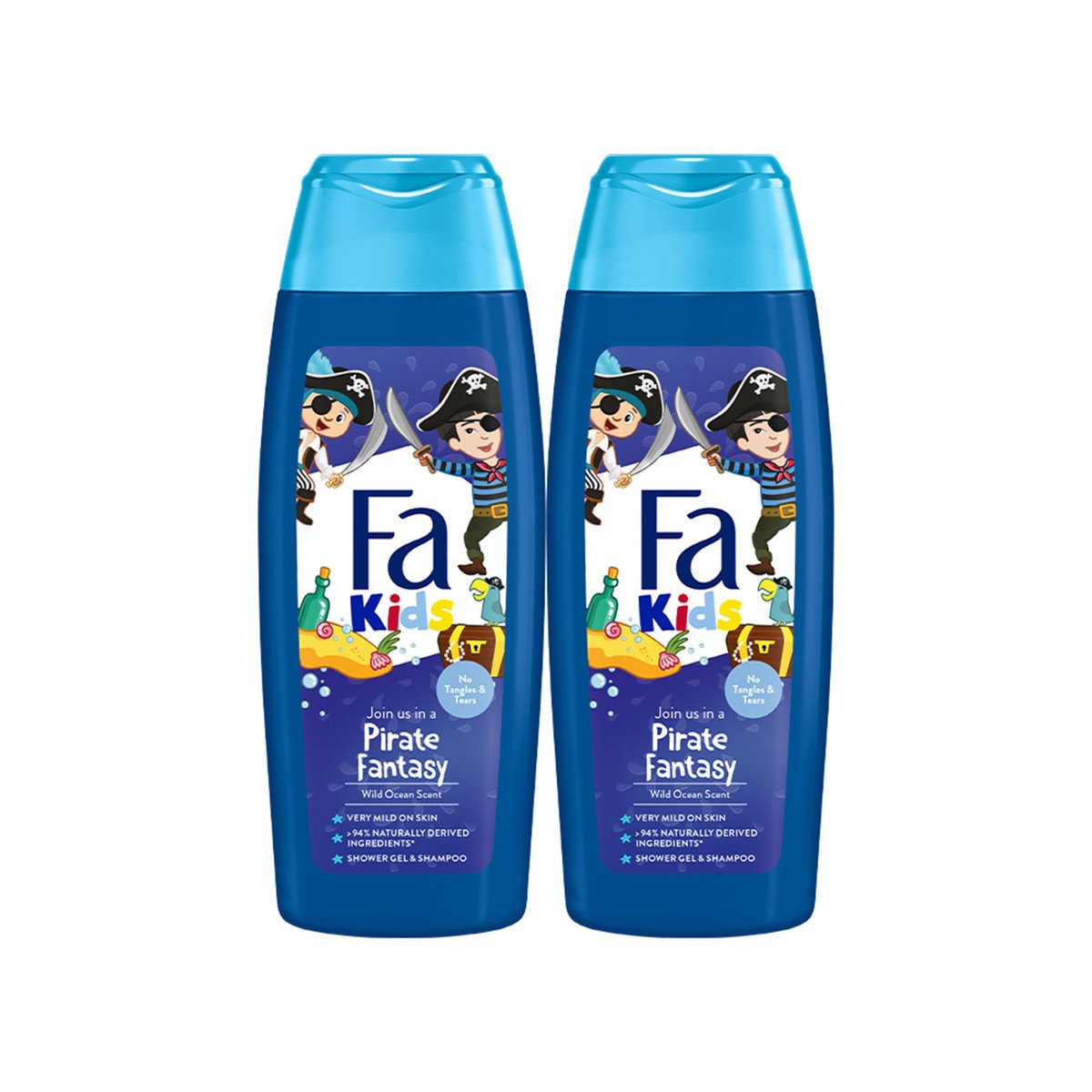 Buy Fa Kids Pirate Fantasy Shower Gel & Shampoo 2 x 250 ml Online at Best Price | Baby Bath | Lulu Kuwait in UAE