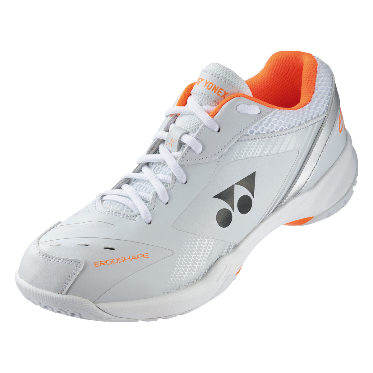 Yonex Power Cushion 65 X Mens Badminton Shoes, SHB65X3EX, White/Orange, 44 EU