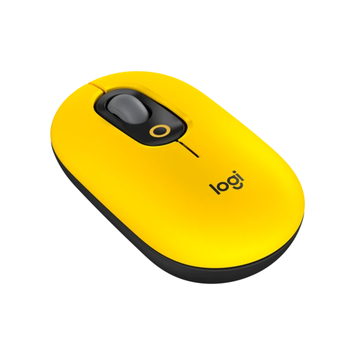 Logitech Wireless Pop Mouse with Customizable Emojis, Blast Yellow