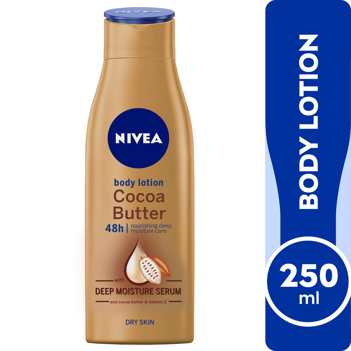 Nivea Body Lotion Cocoa Butter Vitamin E Dry Skin 250 ml