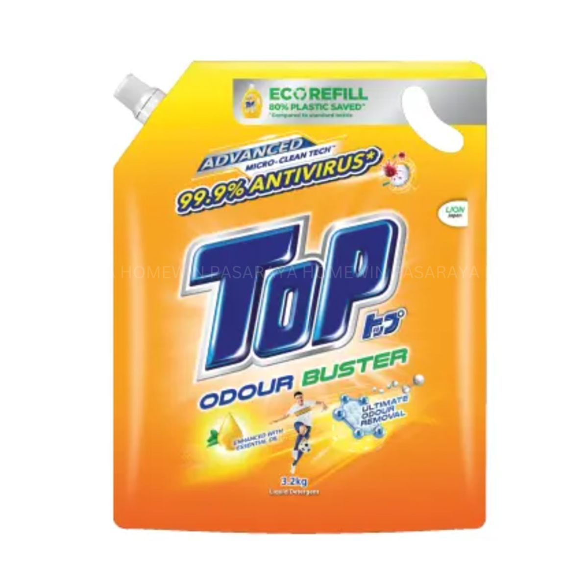 Top Liquid Detergent Odour Buster 3.2kg
