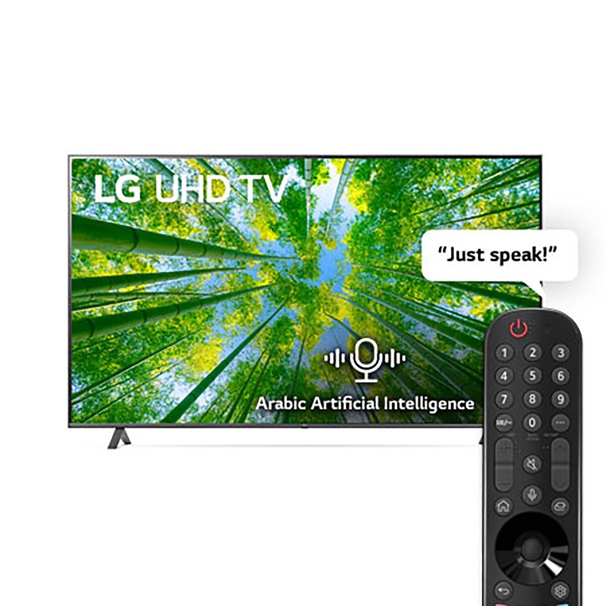 LG UHD 4K TV 70 Inch UQ8000 Series, Cinema Screen Design 4K Active HDR WebOS Smart AI ThinQ  (70UQ80006LD)
