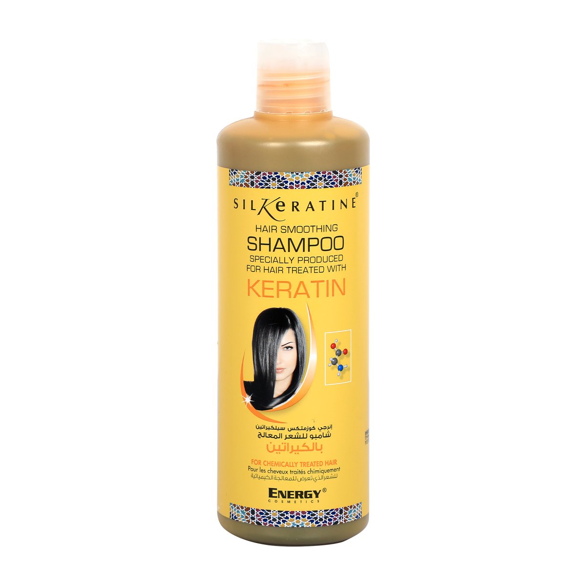 Energy Silkeratine Hair Smoothing Shampoo, 500 ml