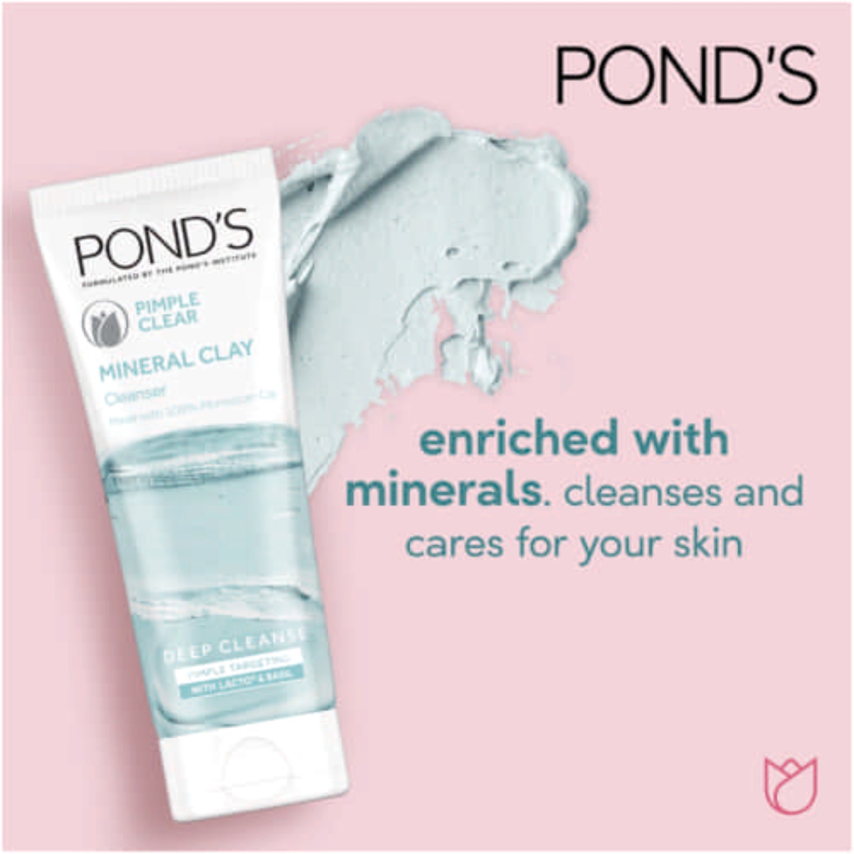 Pond's Pimple Clear Mineral Clay Cleanser 2 x 90 g