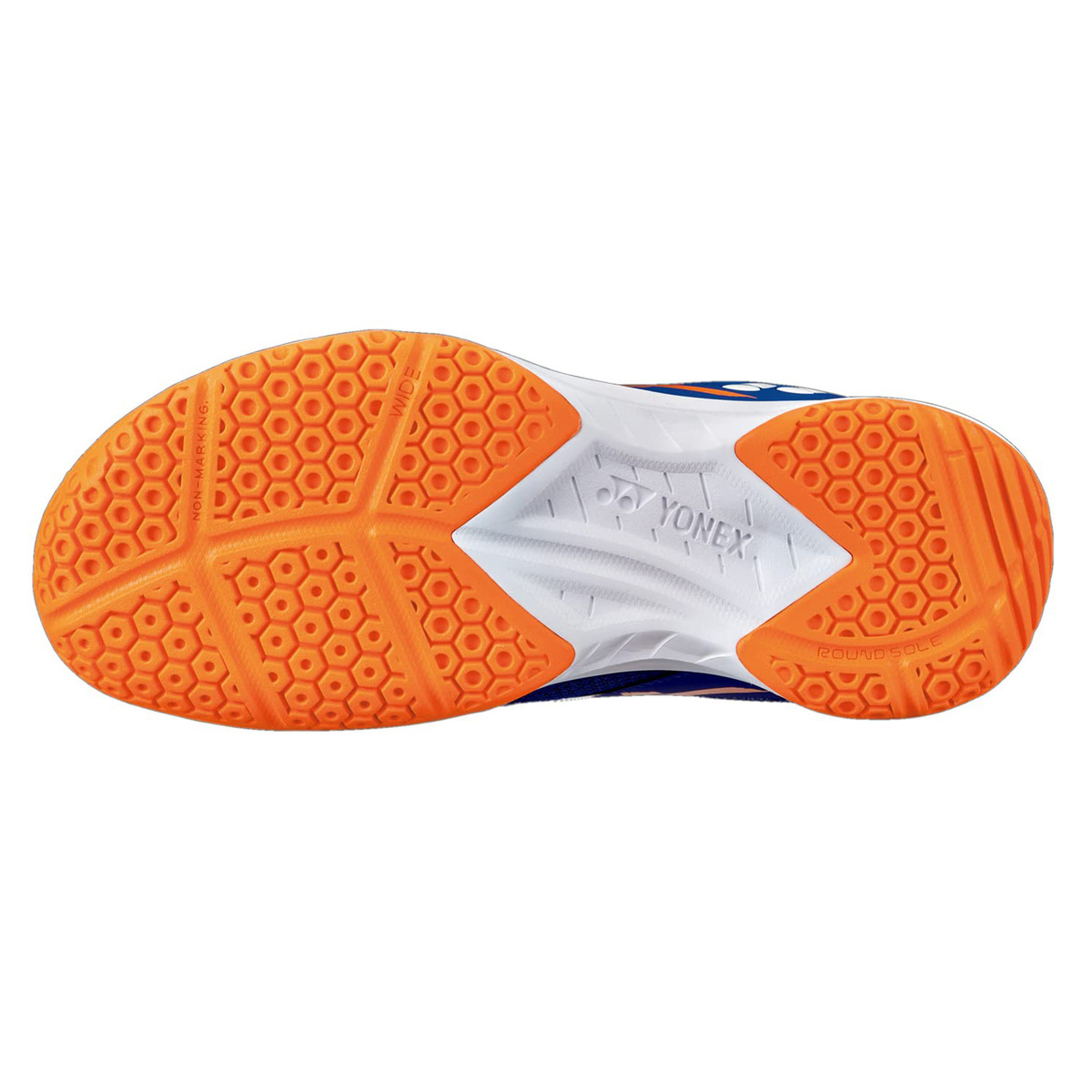 يونيكس حذاء تنس الريشة للرجال، SHB39WEX، أزرق/برتقالي، 44