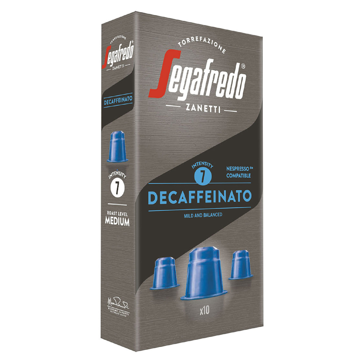 Segafredo Zanetti Decaffeinato Coffee 10 pcs 51 g