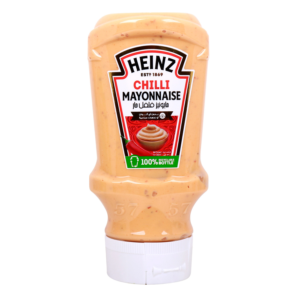 اشتري قم بشراء Heinz Chilli Mayonnaise Top Down Squeezy Bottle 310 ml Online at Best Price من الموقع - من لولو هايبر ماركت Mayonnaise في الامارات