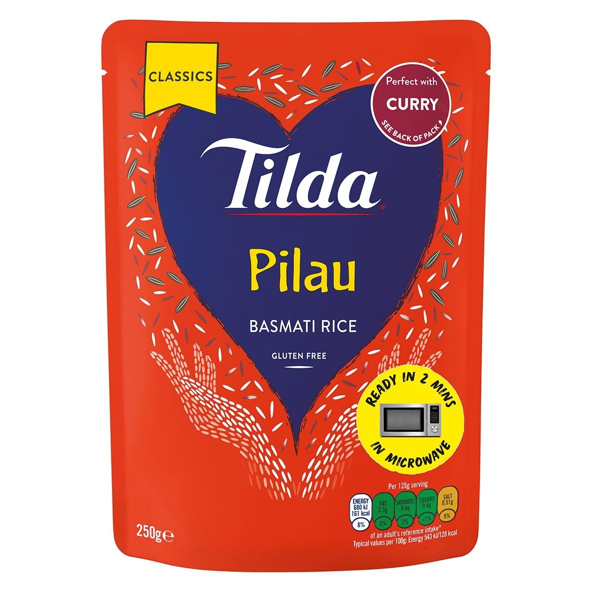Tilda Pilau Basmati Rice 250 g
