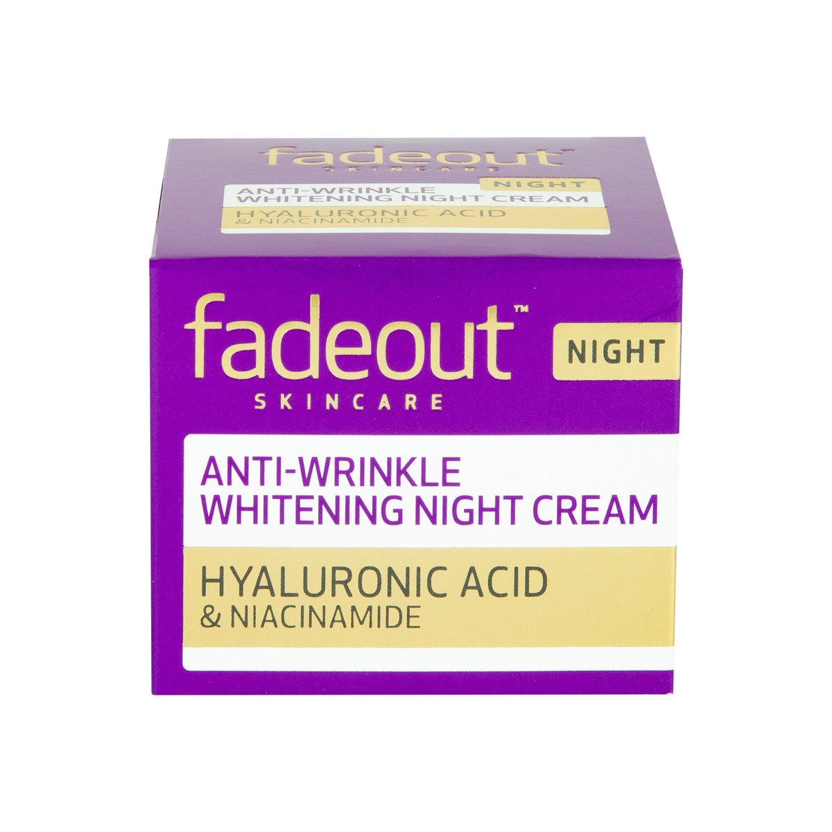Buy Fade Out Anti-Wrinkle Whitening Night Cream, 50 ml Online at Best Price | Anti Wrinkle | Lulu Kuwait in UAE
