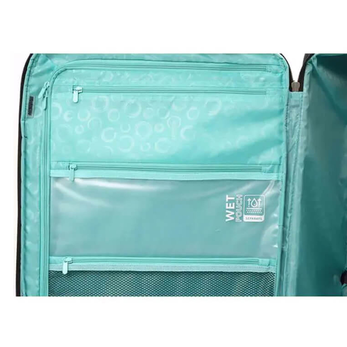 امريكان توريستر حقيبة سفر بعجلات مرنة ماجورز مع قفل TSA، 83 سم، لون عنابي