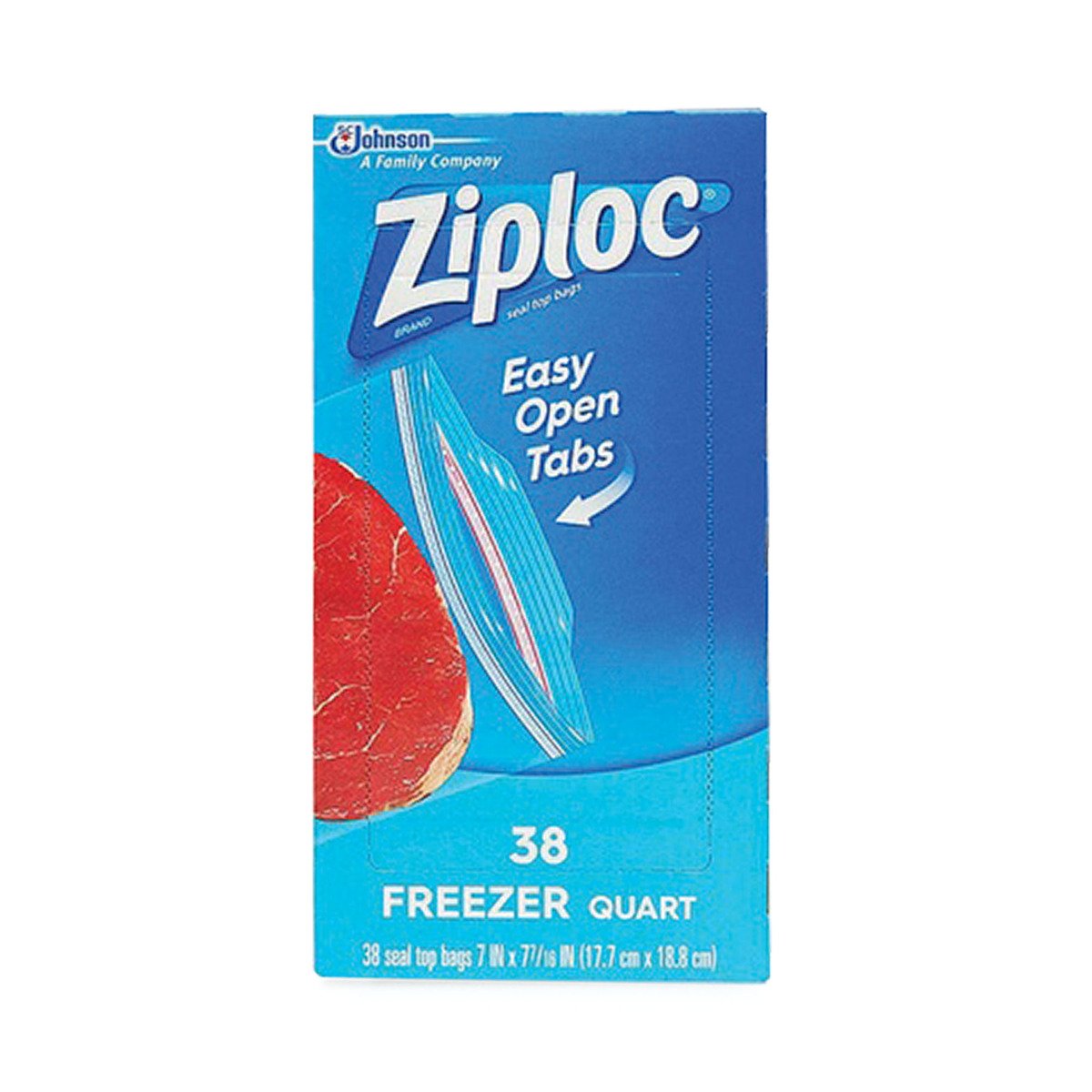 Ziploc Freezer Seal Top Bags Value Pack 2 x 38 pcs