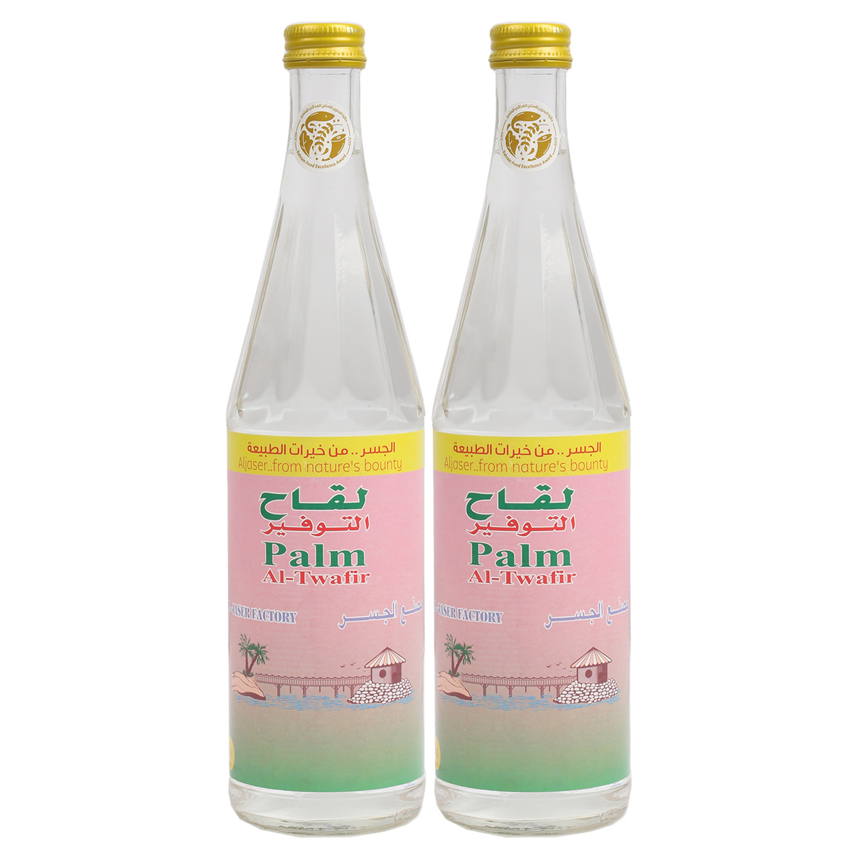 Al Jaser Al-Twafir Palm Water Value Pack 2 x 565 ml