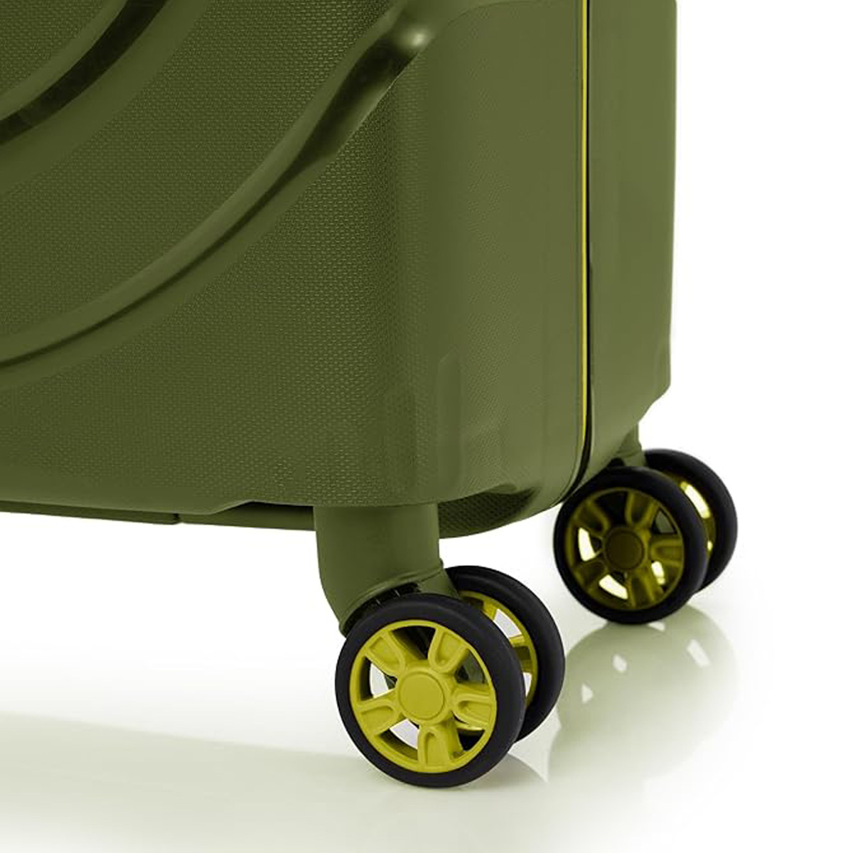 American Tourister Circurity Spinner Hard Trolley with TSA Combination Lock, 68 cm, Olive Green