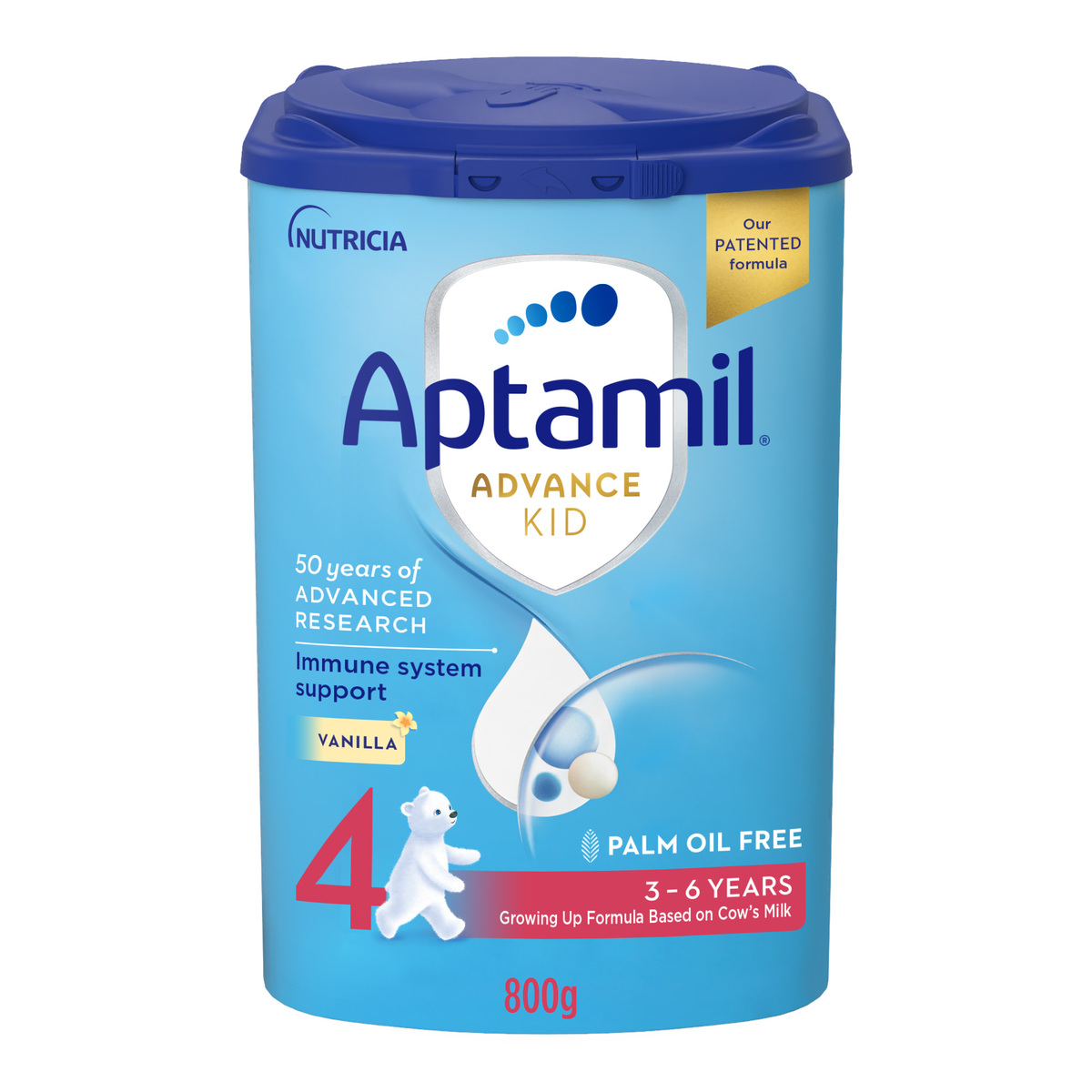 Aptamil Advance Kid Stage 4 Growing Up Formula Vanilla Flavour From 3-6 Years 800 g