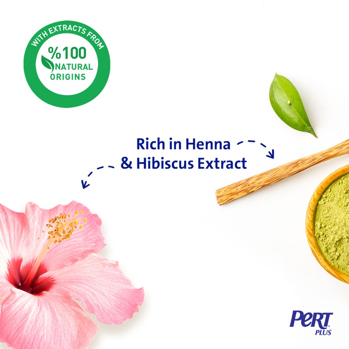 Pert Plus Strength & Shine Shampoo with Henna and Hibiscus Extract 400 ml