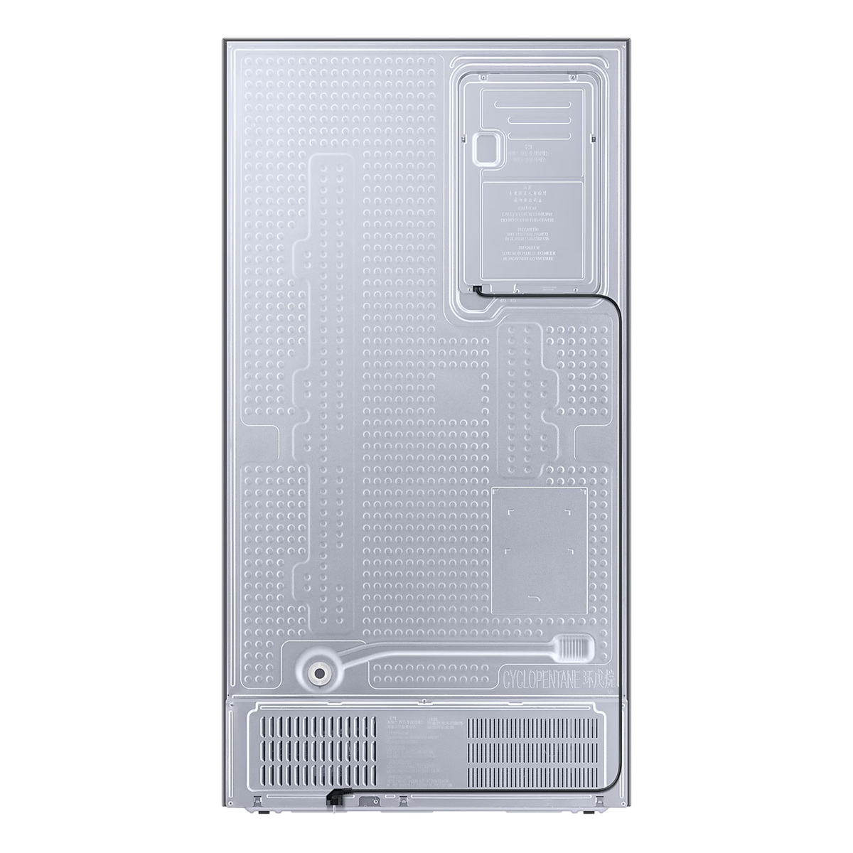 سامسونج ثلاجة بأبواب متجاورة مع تطبيق محور العائلة، 591 لتر، أسود، RS6HA8891B1AE