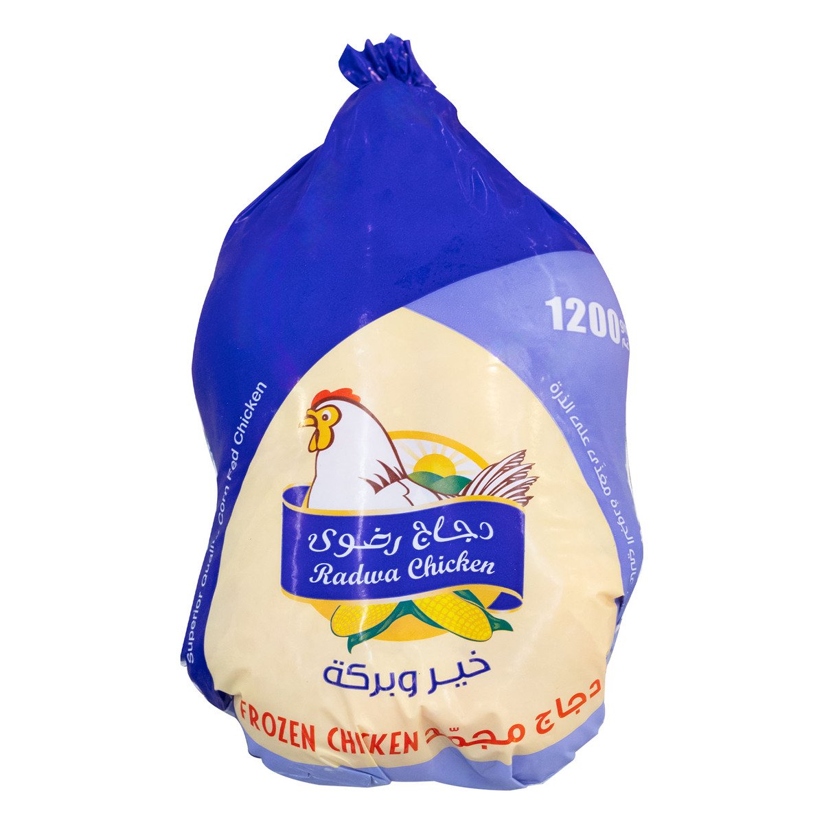 اشتري قم بشراء رضوى دجاج كامل مجمد 1.2 كجم Online at Best Price من الموقع - من لولو هايبر ماركت Whole Chickens في السعودية