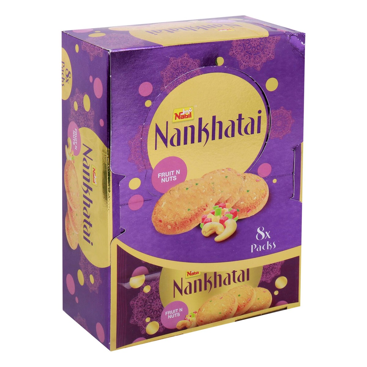 Nabil Nankhatai Fruit & Nuts, 8 pcs