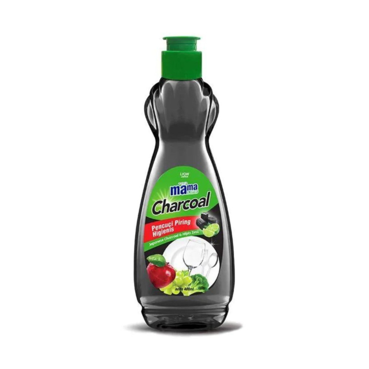 Mama Lime Dishwash Charcoal Botol 400ml