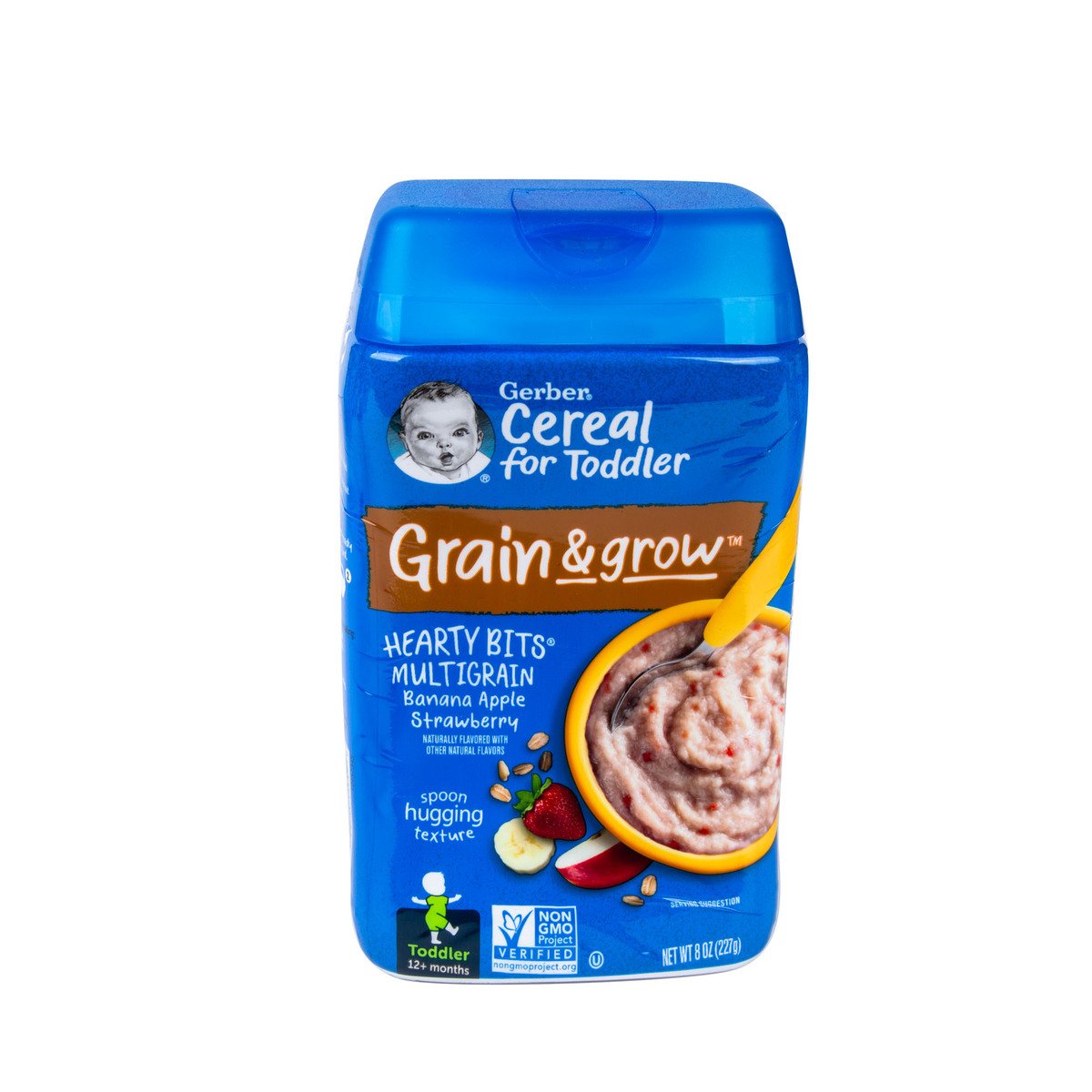 Gerber Multigrain Banana Apple & Strawberry Cereal For Toddler From 12+ Months 227 g