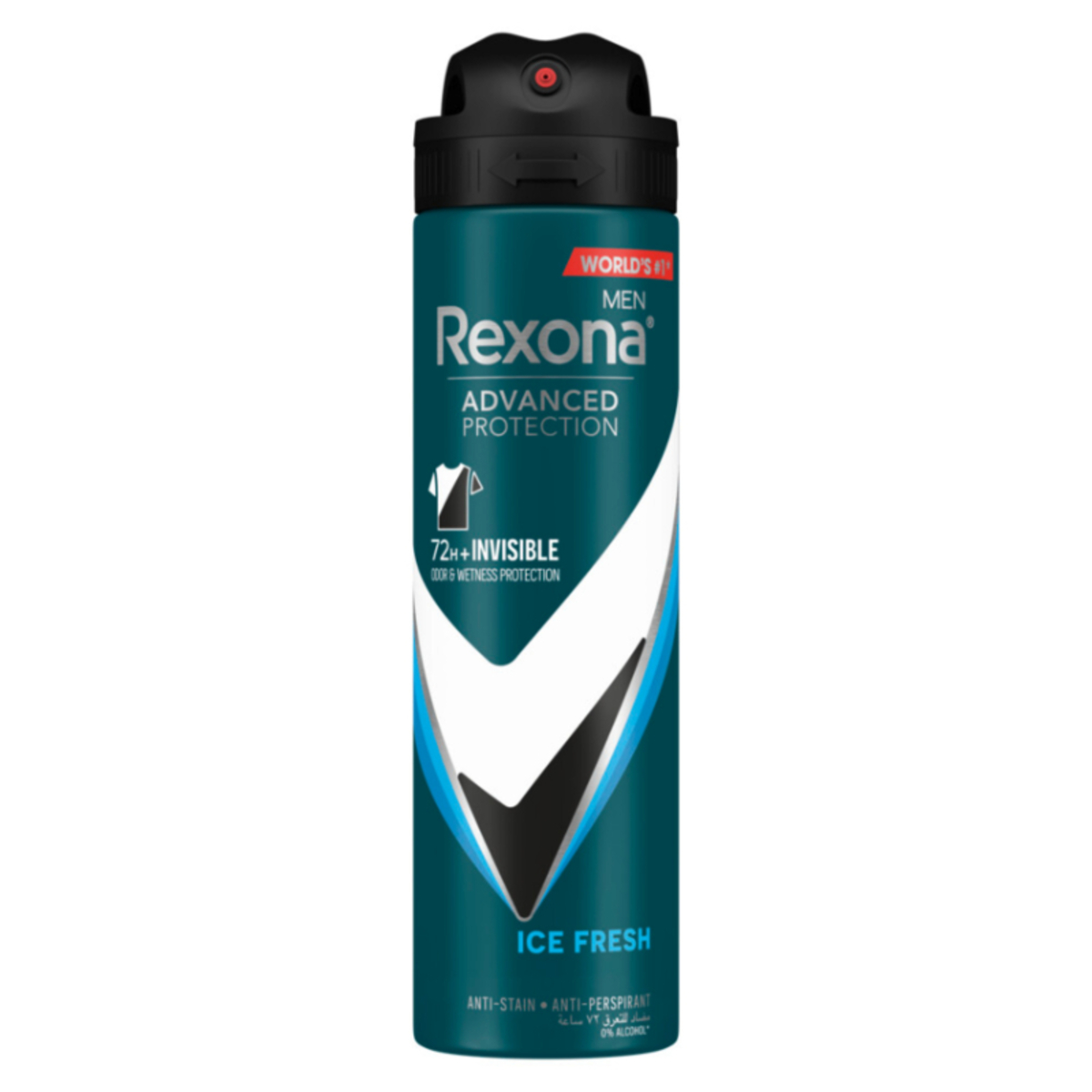 Rexona Men Advanced Protection Deodorant Spray 72 hour Invisible Ice Fresh 2 x 150 ml