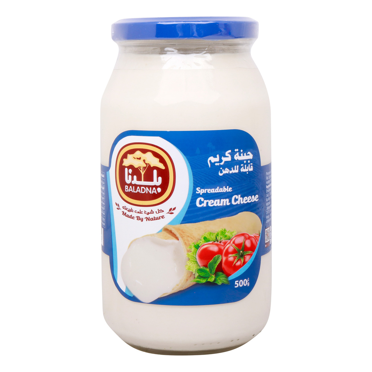 Baladna Spreadable Cream Cheese, 500 g
