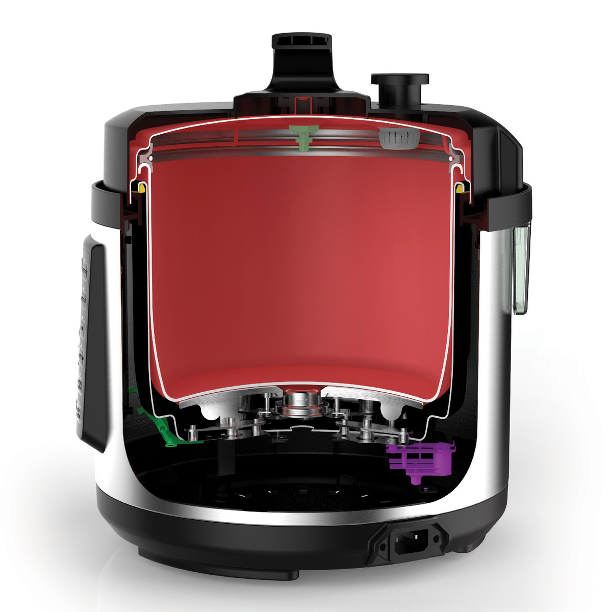 Black+Decker Multi Cooker, 6 L, 12 Smart Programs With 1000 W  Built-In 9 Safety Mechanisms, Aluminium, PCP1000B5