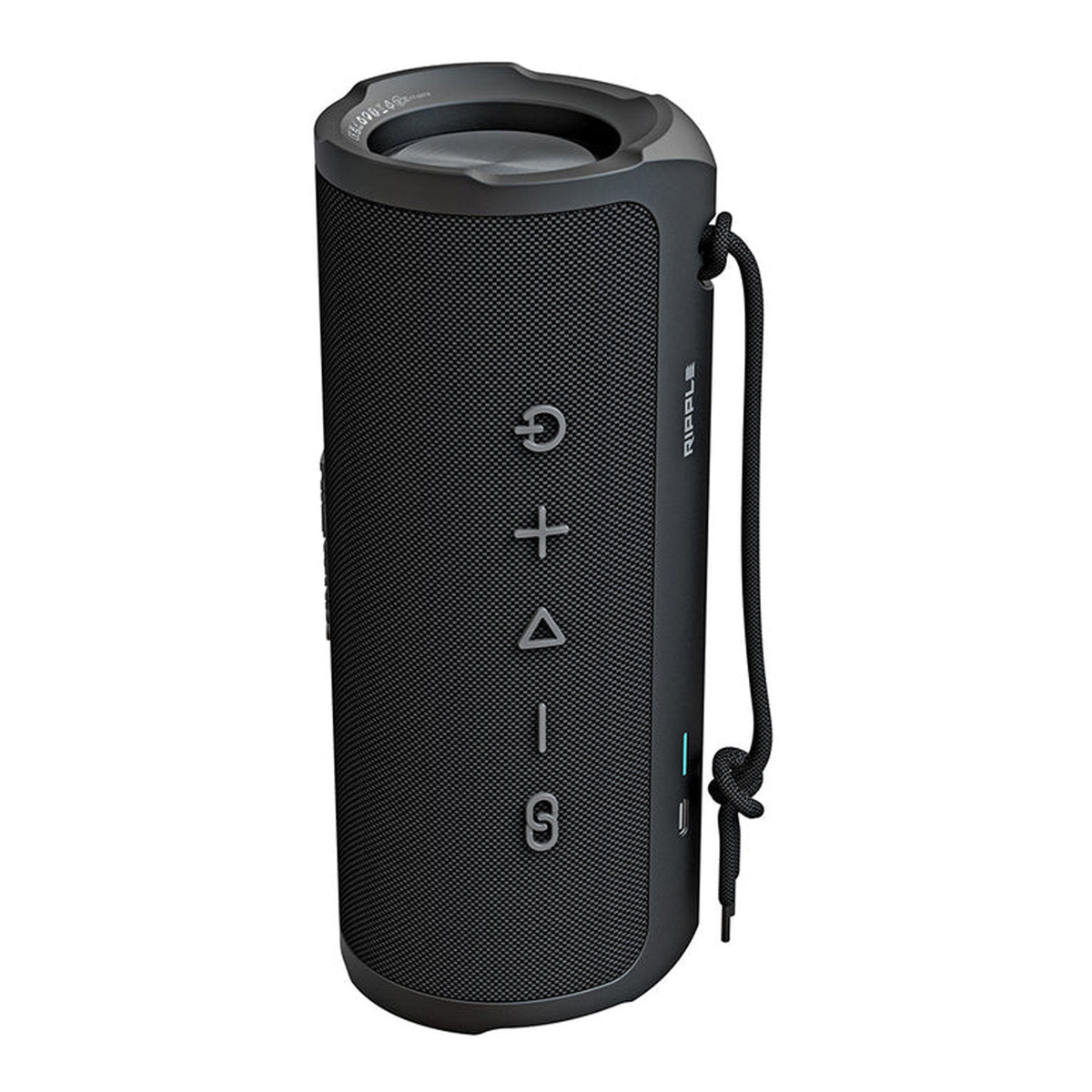 HiFuture Ripple IPX7 Portable Wireless Speaker, Black