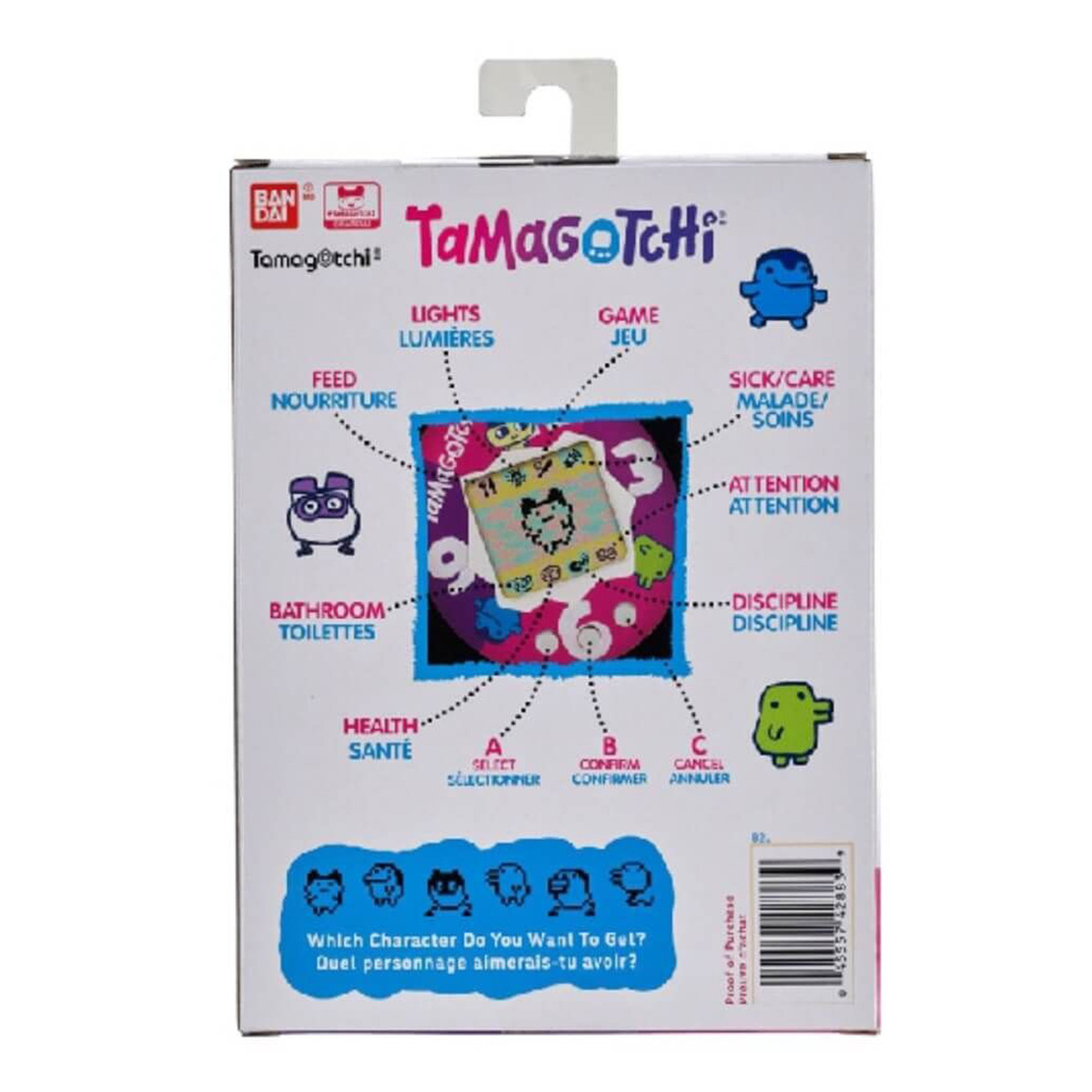 Bandai Tamagotchi Original Art Style Virtual Pet, 42883