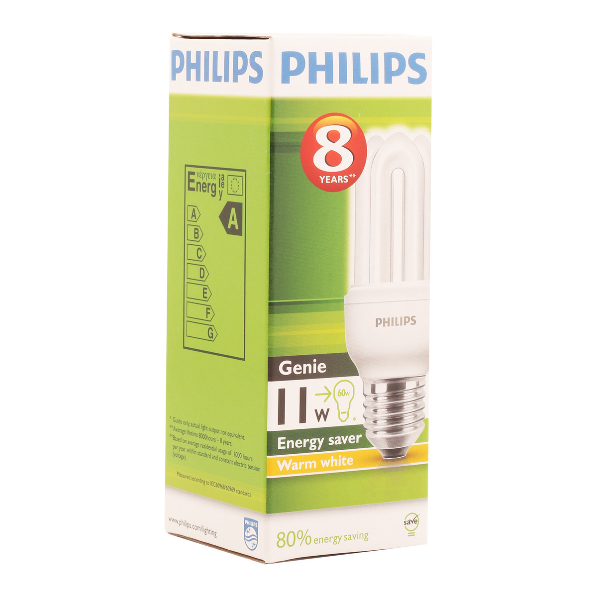 Philips Energy Saver Bulb 11W E27 Warm White