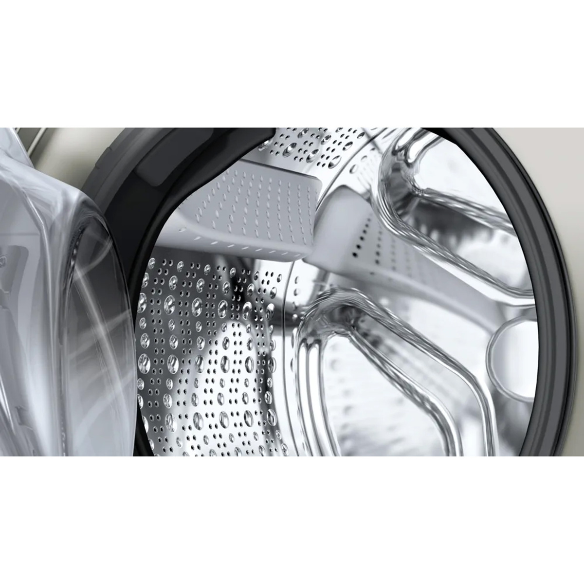 Bosch Series 4 Front Load Washing Machine, 8 kg, 1400 RPM, Silver Inox, WAN28283GC
