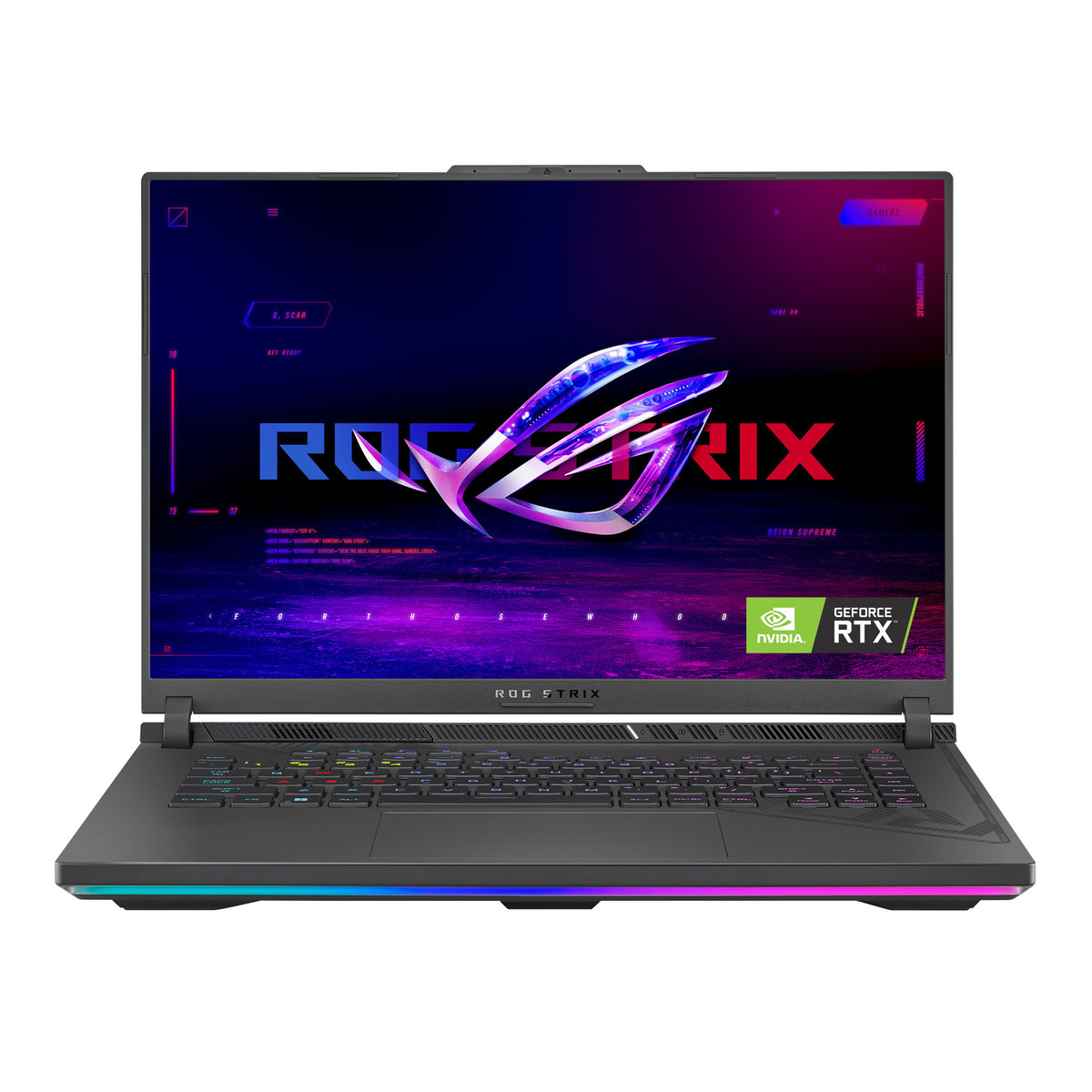 ASUS ROG Strix G16 16" Gaming Laptop, FHD+ Display, Intel Core i7-13650HX Processor, 16 GB RAM, 1 TB SSD, Windows 11 Home, Eclipse Gray, G614JU-N3111W