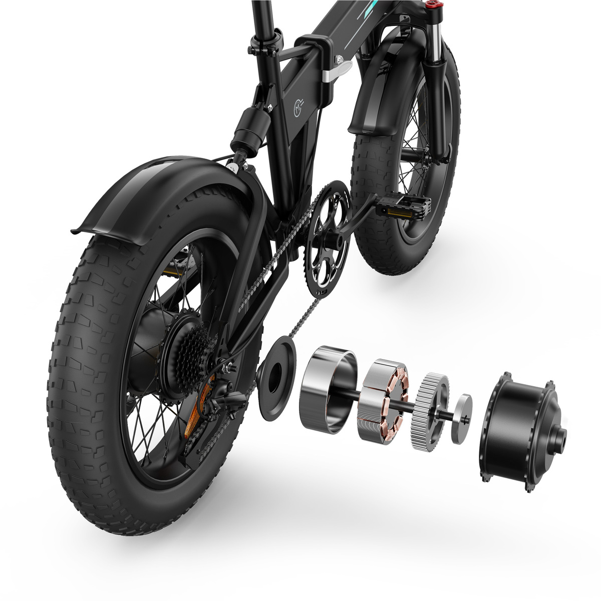 Fiiido M1 Pro Folding Electric Bike, Black