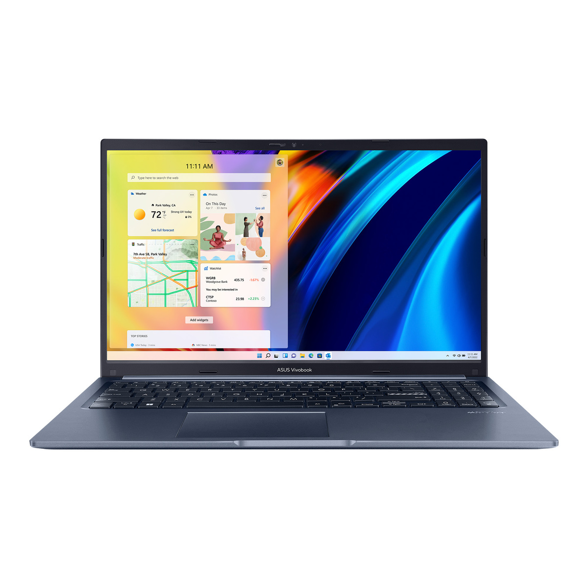 Asus Notebook X1502ZA-BQ1743W Intel Core i7-12700H Processor, 15.6" WUXGA FHD, 8GB RAM, 512GB SSD, Windows 11, Blue Color