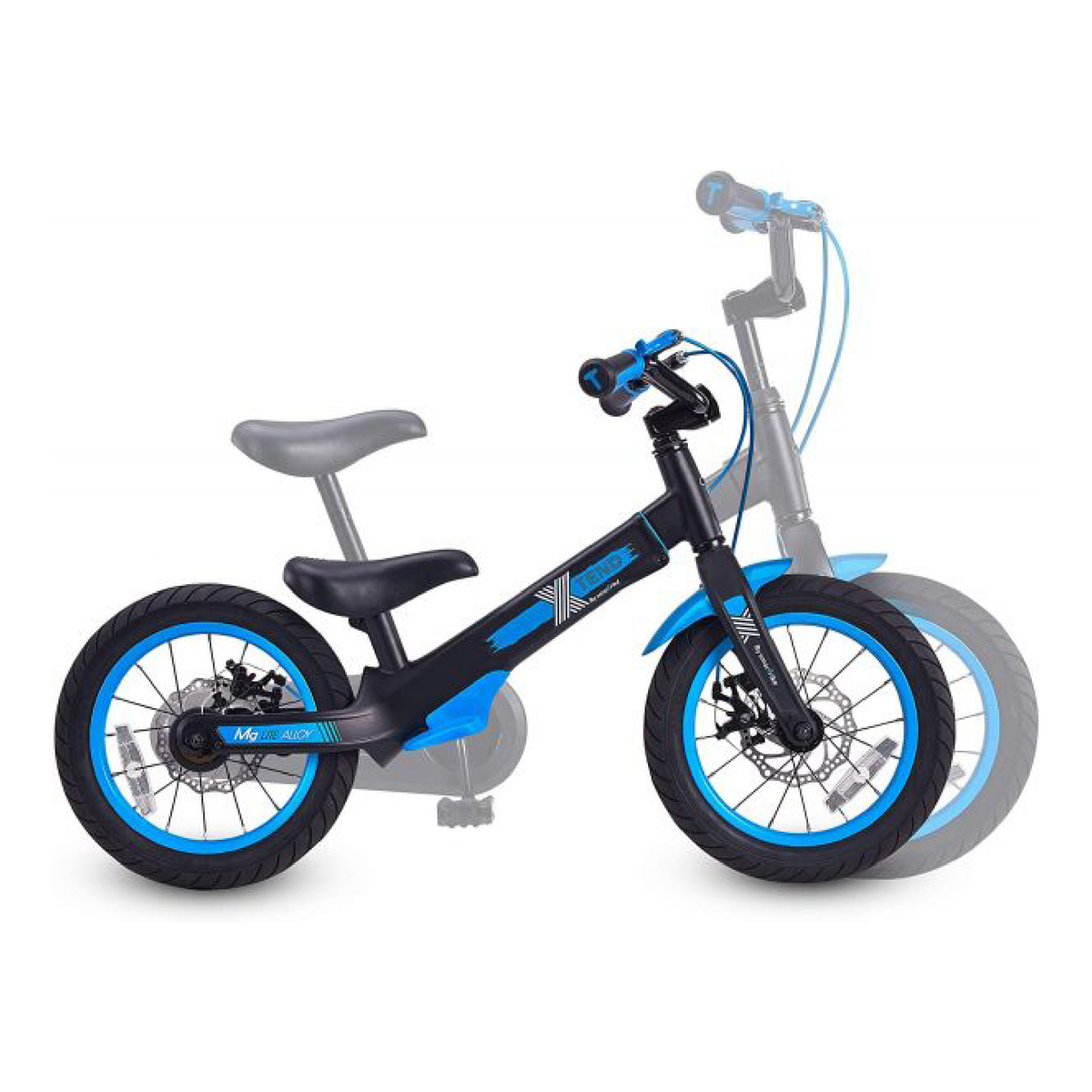 Smart Trike Xtend Mg+ Balance to Pedal, 3 In 1 Bike, Blue, 2070300