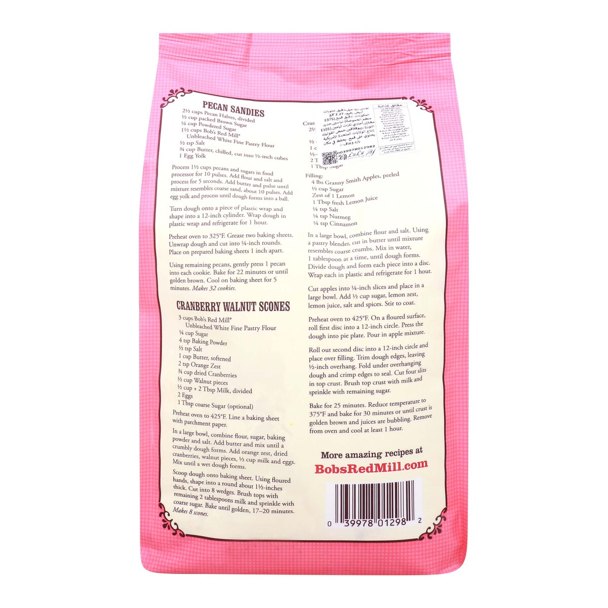 Bob's Red Mill Unbleached White Fine Pastry Flour 2.27 kg