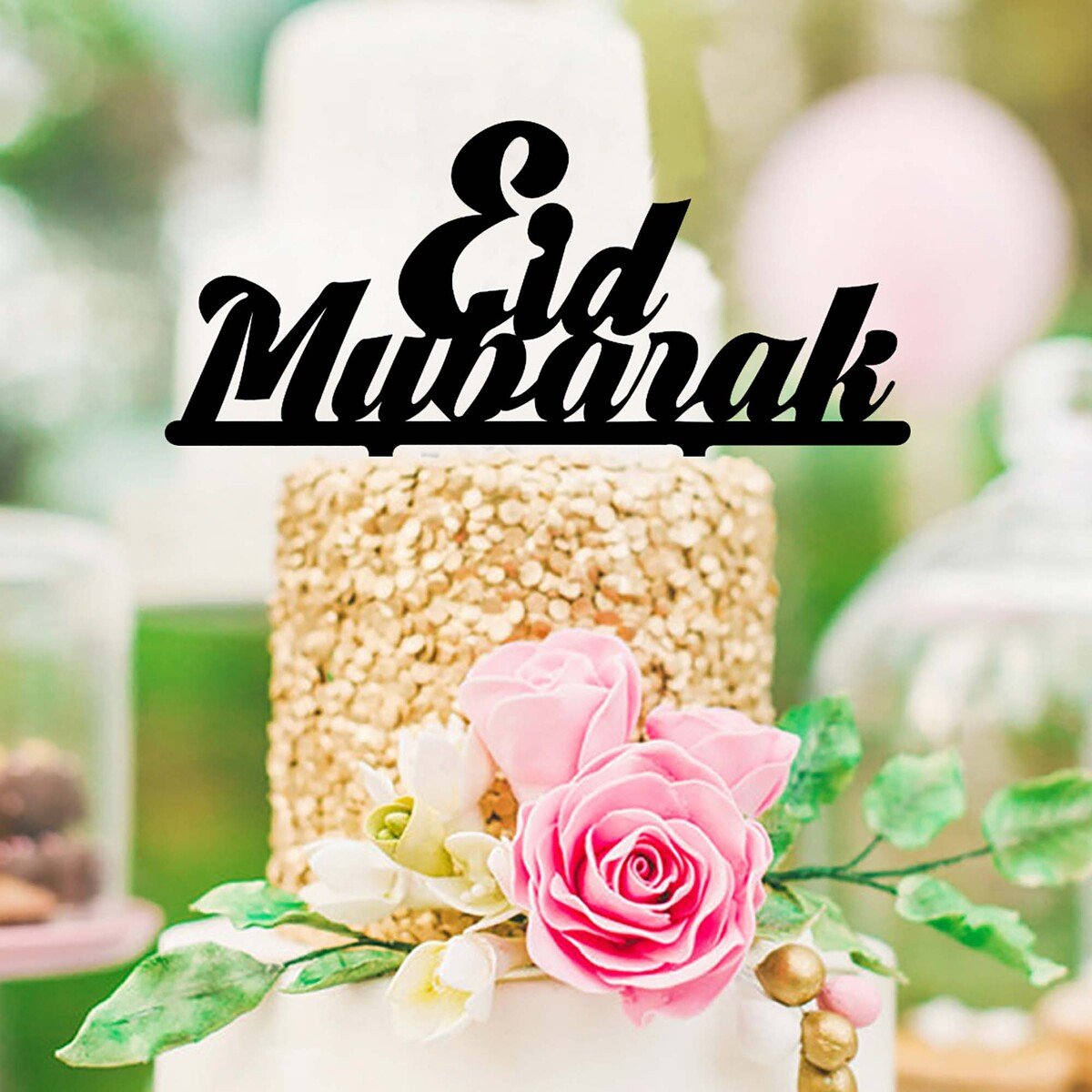 Party Fusion Eid Mubarak Cake Topper, Assorted, JM00166