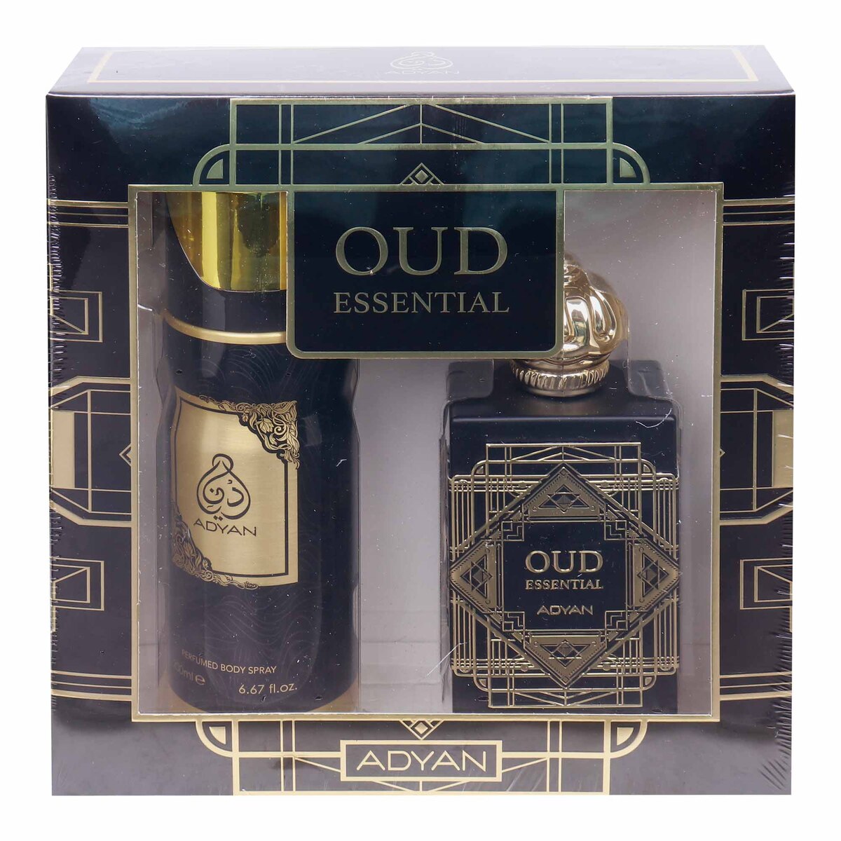 Adyan EDP Oud Essential 100 ml + Deodorant Perfume Spray 200 ml