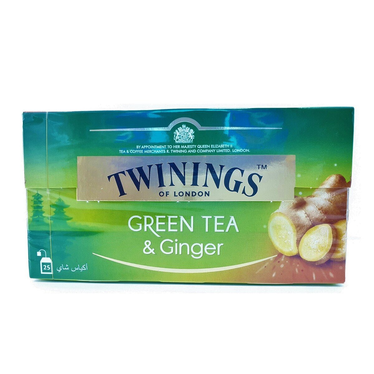 Twining's Green Tea And Ginger Value Pack 25 pcs 40 g